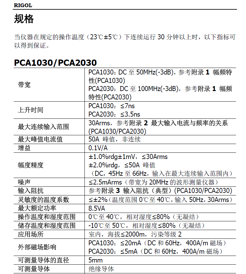 222.jpg 电流探头PCA2030(图2)