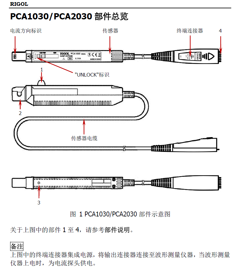 电流探头PCA1150(图2) 电流探头PCA1150(图2)