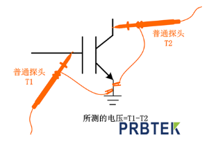 高压差分探头与普通探头的测试方法的区别(图2) 差分探头.png