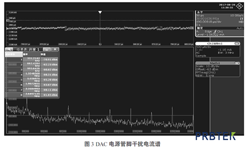 电流探头的干扰源电流谱测试
