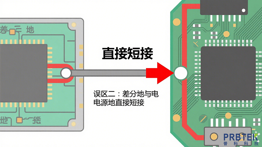 3 个常见误区:别让接地毁了差分信号(图2) 差分信号接地误区及优化 (1).png